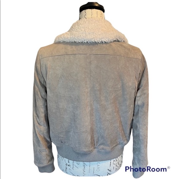 Cupcakes & Cashmere Reversible Bomber Aviator Jacket Size Small - Picture 14 of 16